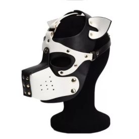 Puppy Dog Mask – stílusos fekete-fehér maszk