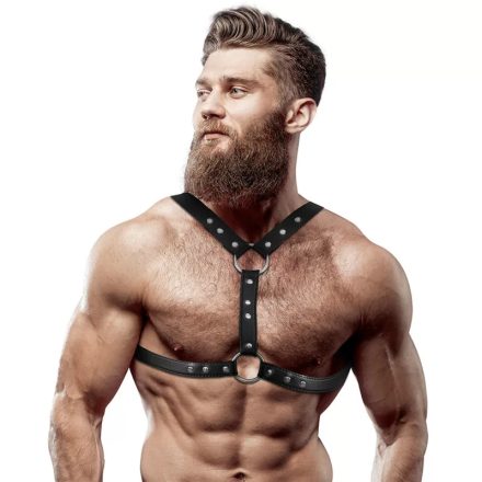 Fetish - prémium öko-bőr hám férfiaknak 
