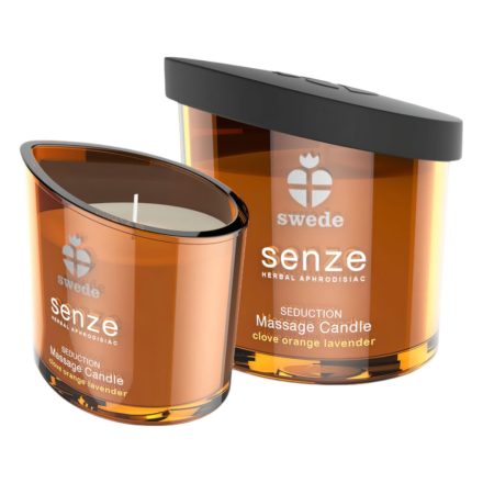 Swede Senze - masszázsgyertya - narancs, levendula (50ml