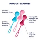 Satisfyer Power Balls - mozgó golyós gésagolyó szett (3db)